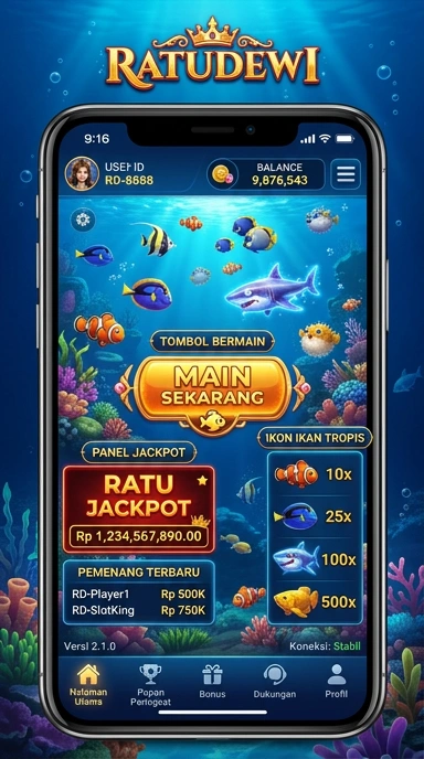 Proses pengunduhan aplikasi di ratudewi yang sederhana dan cepat.